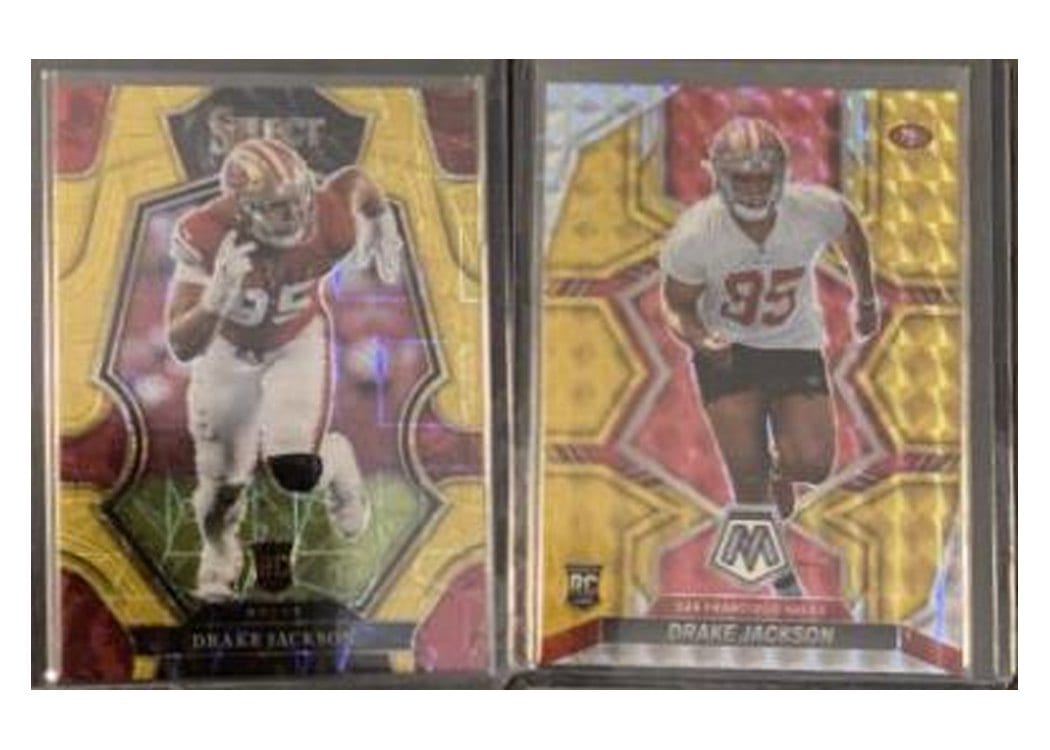 2022 Panini Mosaic Base Set Drake Jackson #394 card