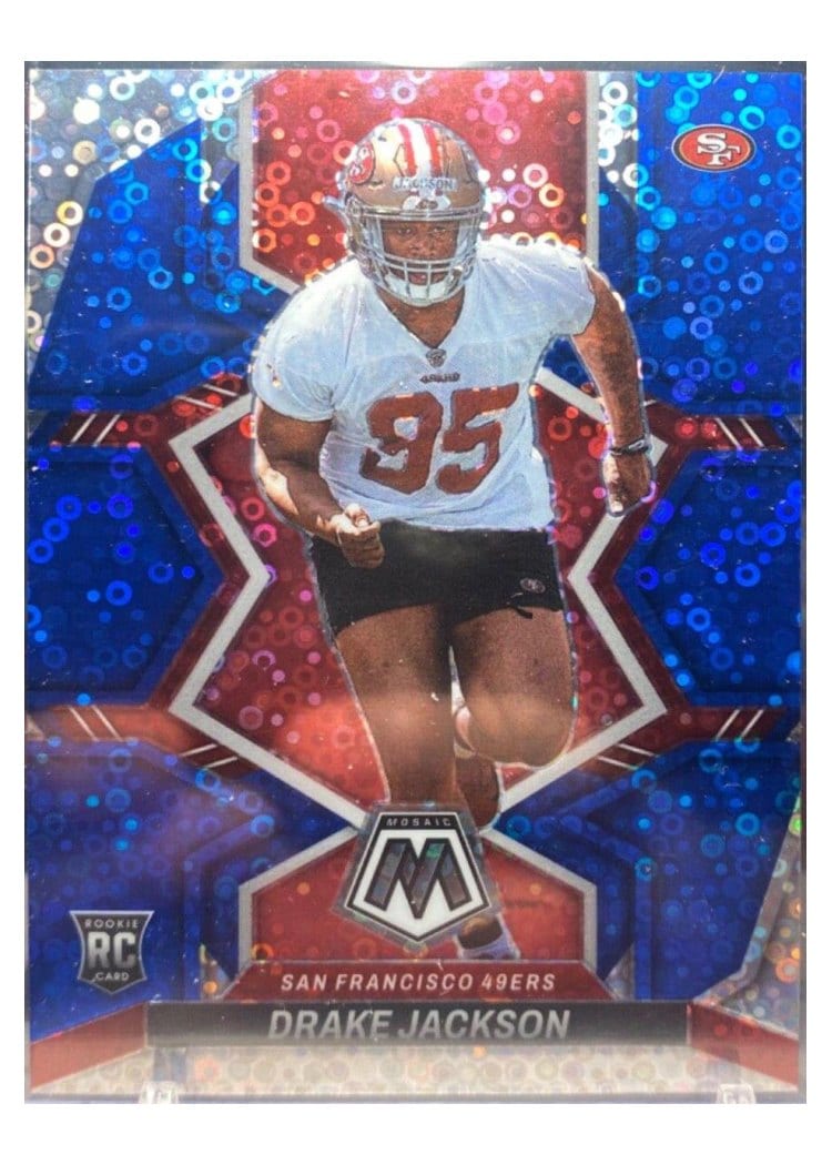 2022 Panini Mosaic Base Set Drake Jackson #394 card