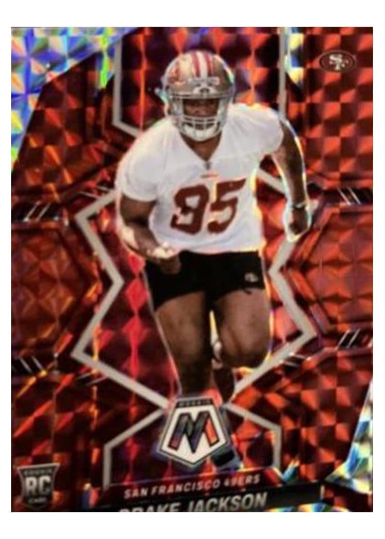 2022 Panini Mosaic Base Set Drake Jackson #394 card