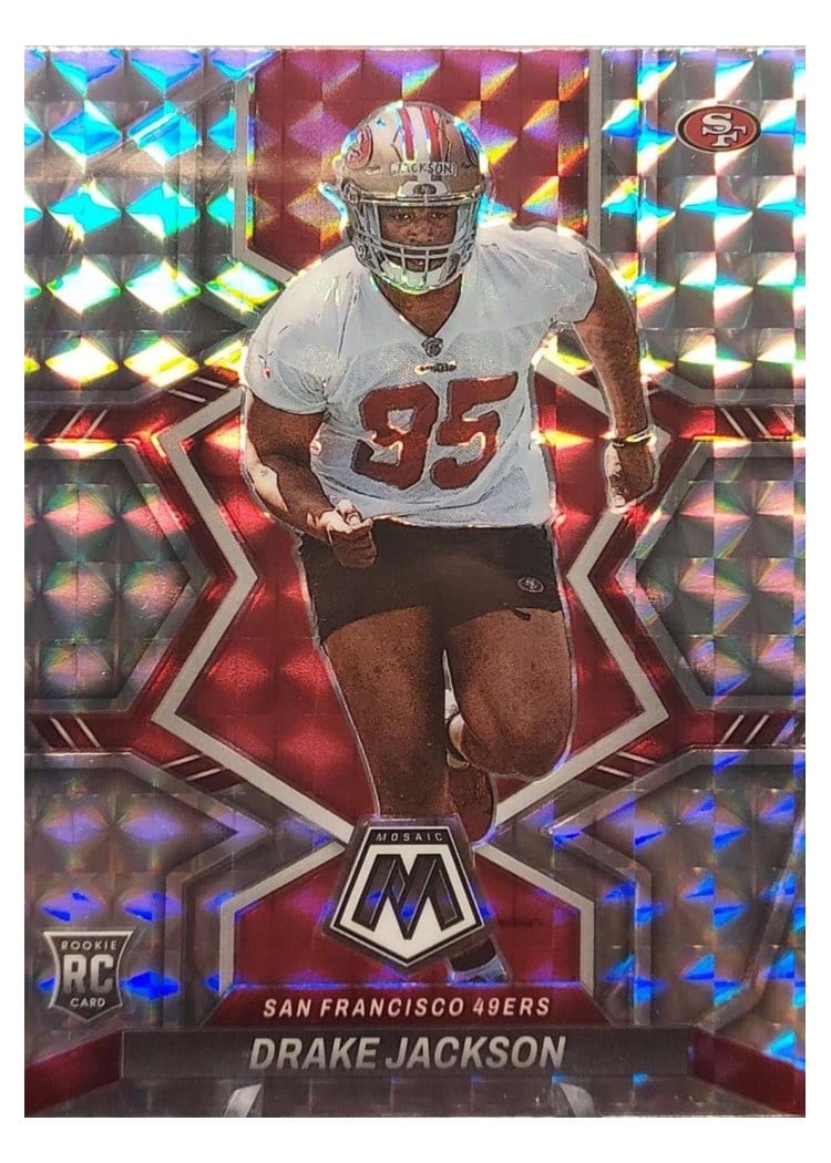 2022 Panini Mosaic Base Set Drake Jackson #394 card