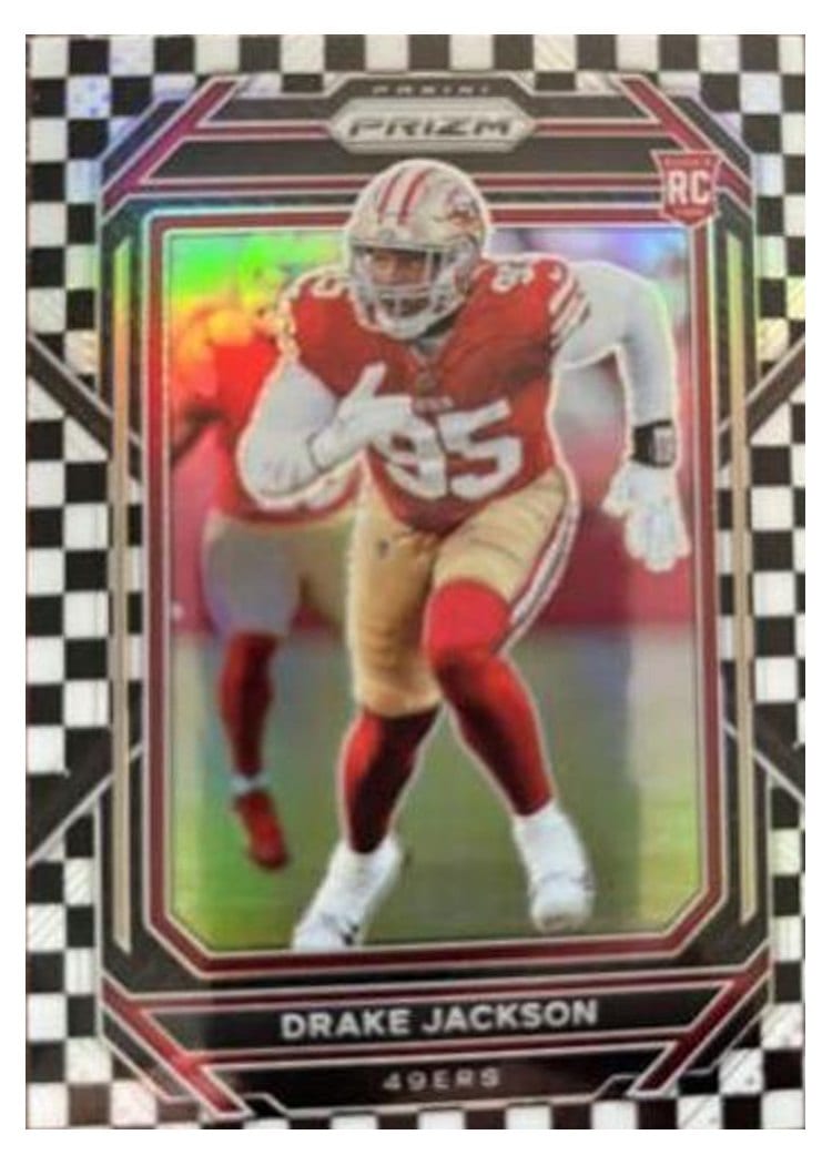 2022 Panini Prizm Base Set Drake Jackson #396 card