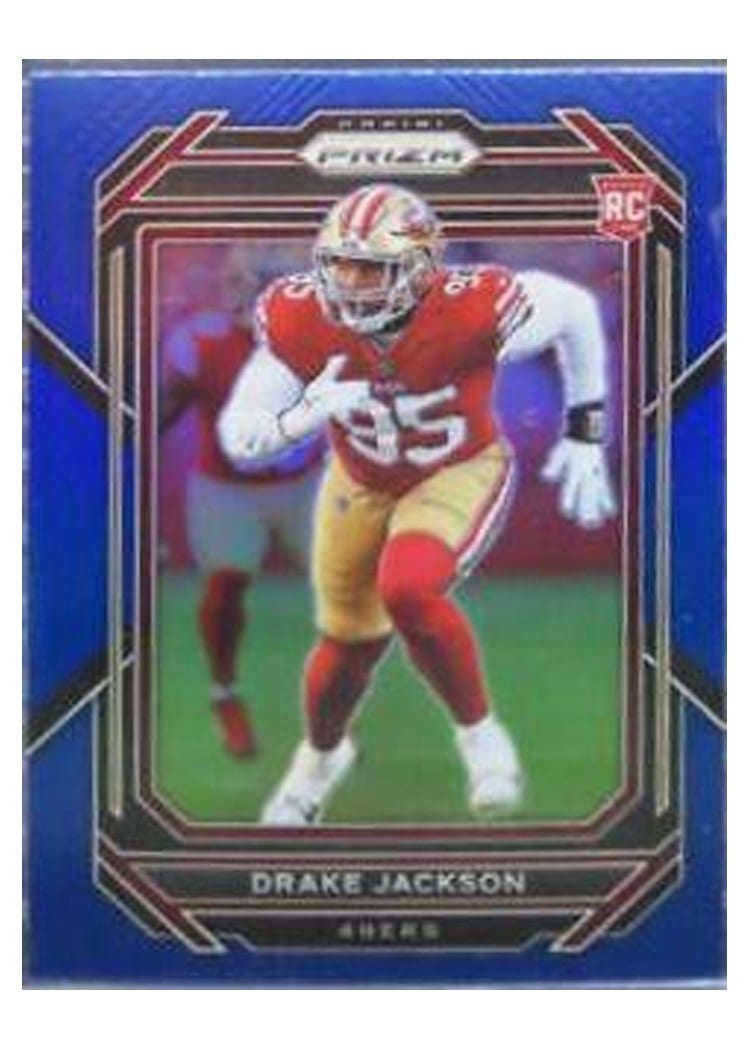 2022 Panini Prizm Base Set Drake Jackson #396 card