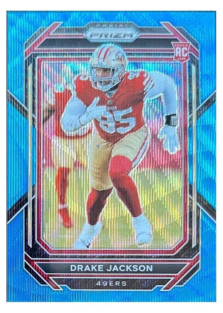 2022 Panini Prizm Base Set Drake Jackson #396 card