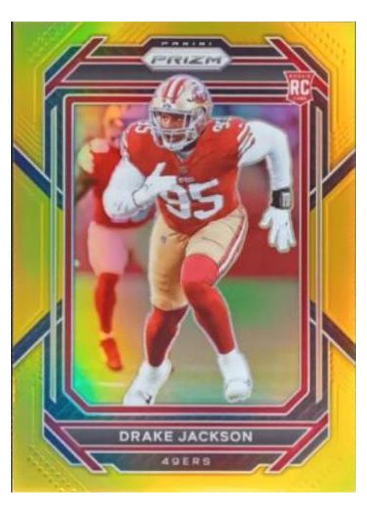 2022 Panini Prizm Base Set Drake Jackson #396 card