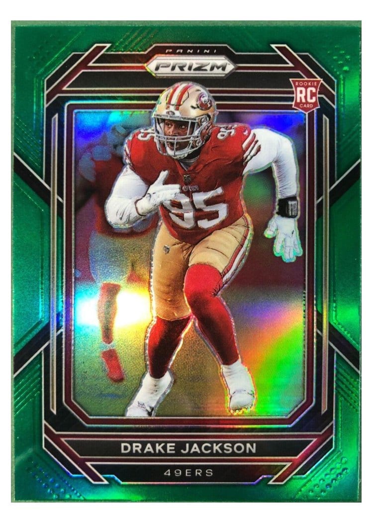 2022 Panini Prizm Base Set Drake Jackson #396 card