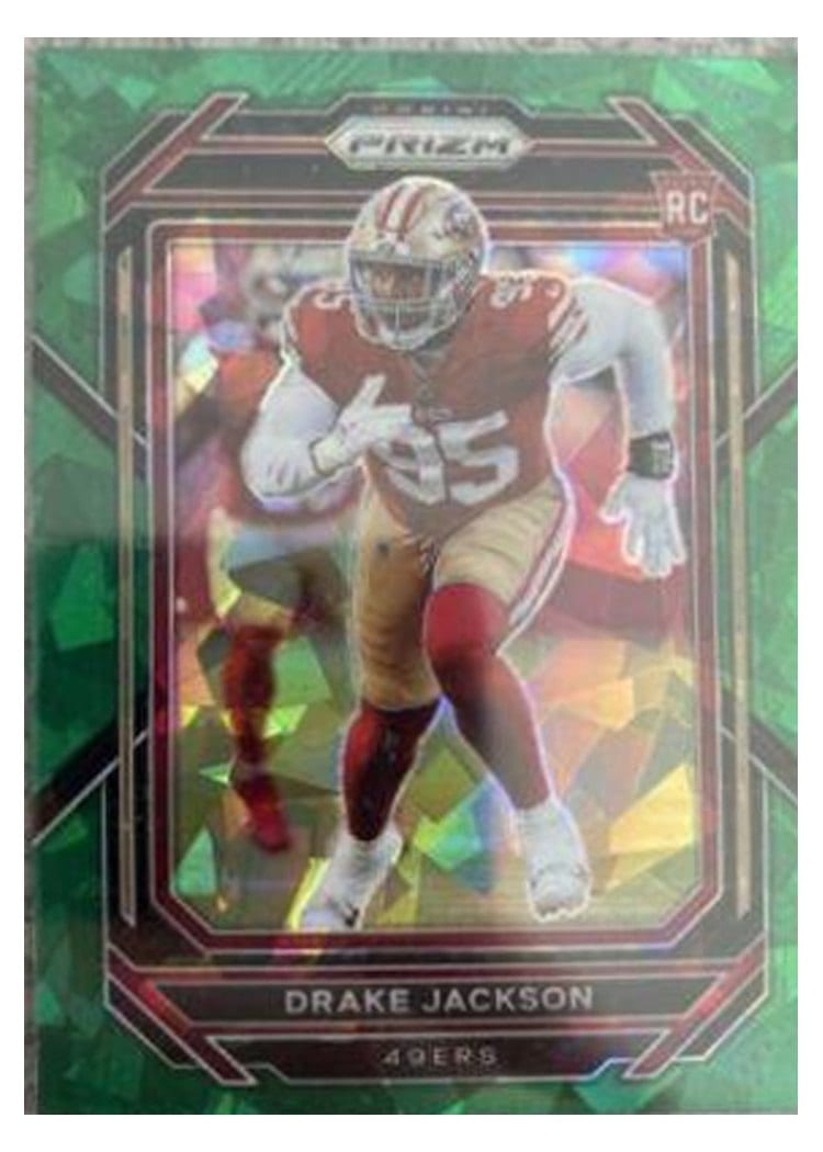 2022 Panini Prizm Base Set Drake Jackson #396 card