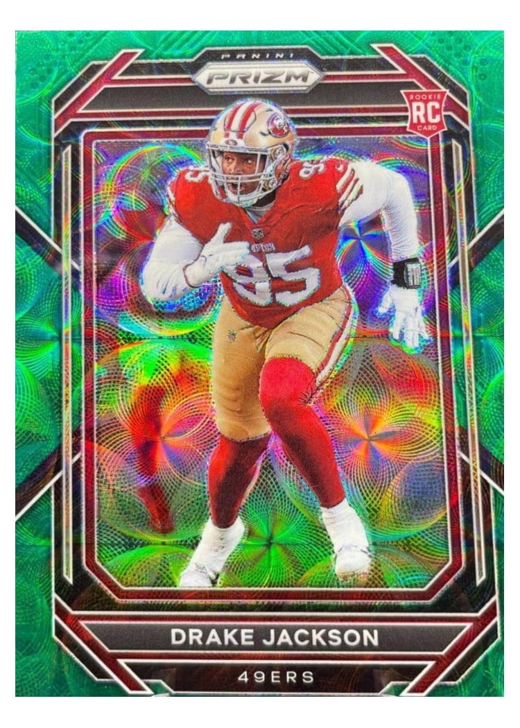 2022 Panini Prizm Base Set Drake Jackson #396 card