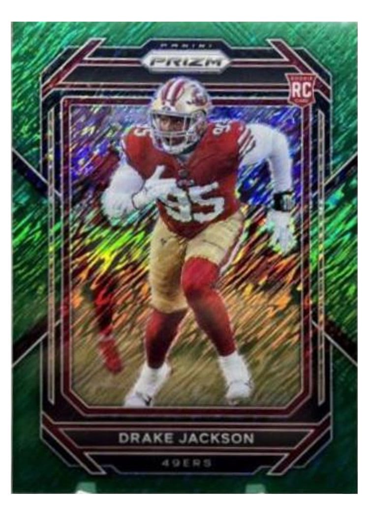 2022 Panini Prizm Base Set Drake Jackson #396 card