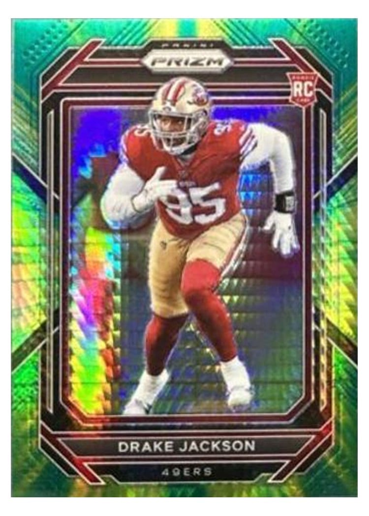 2022 Panini Prizm Base Set Drake Jackson #396 card