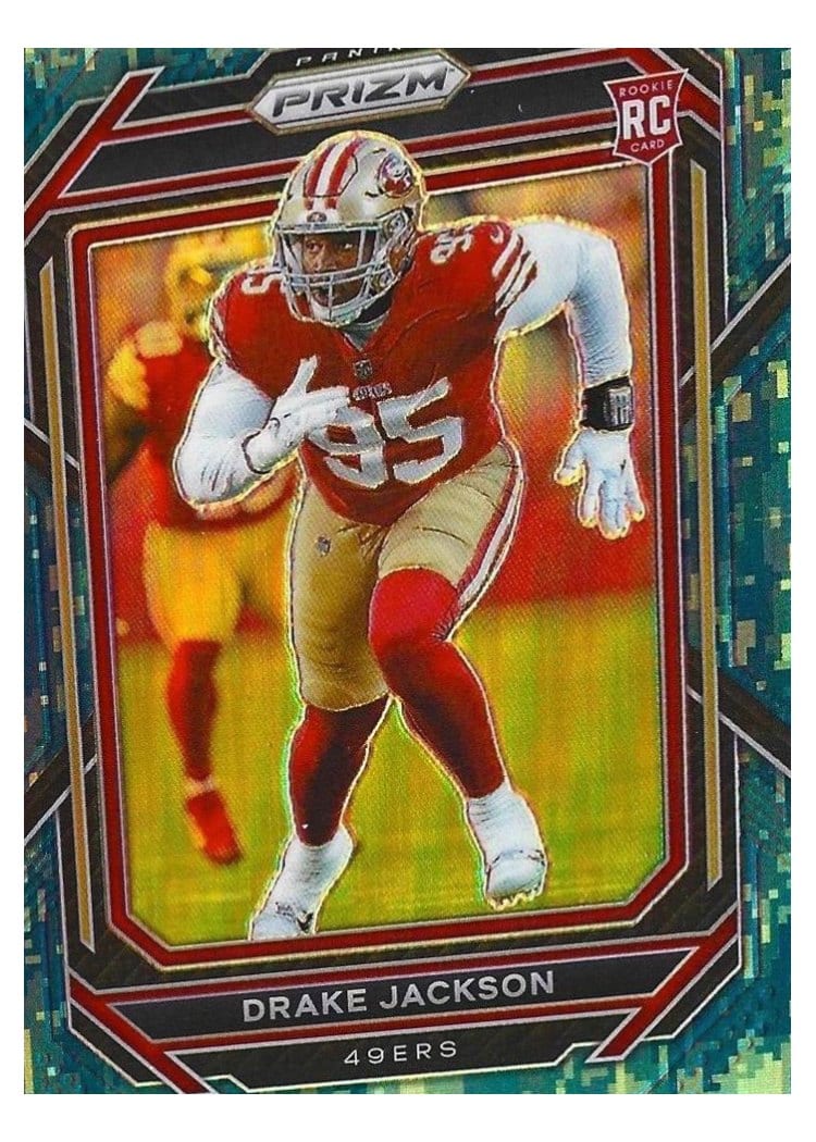 2022 Panini Prizm Base Set Drake Jackson #396 card