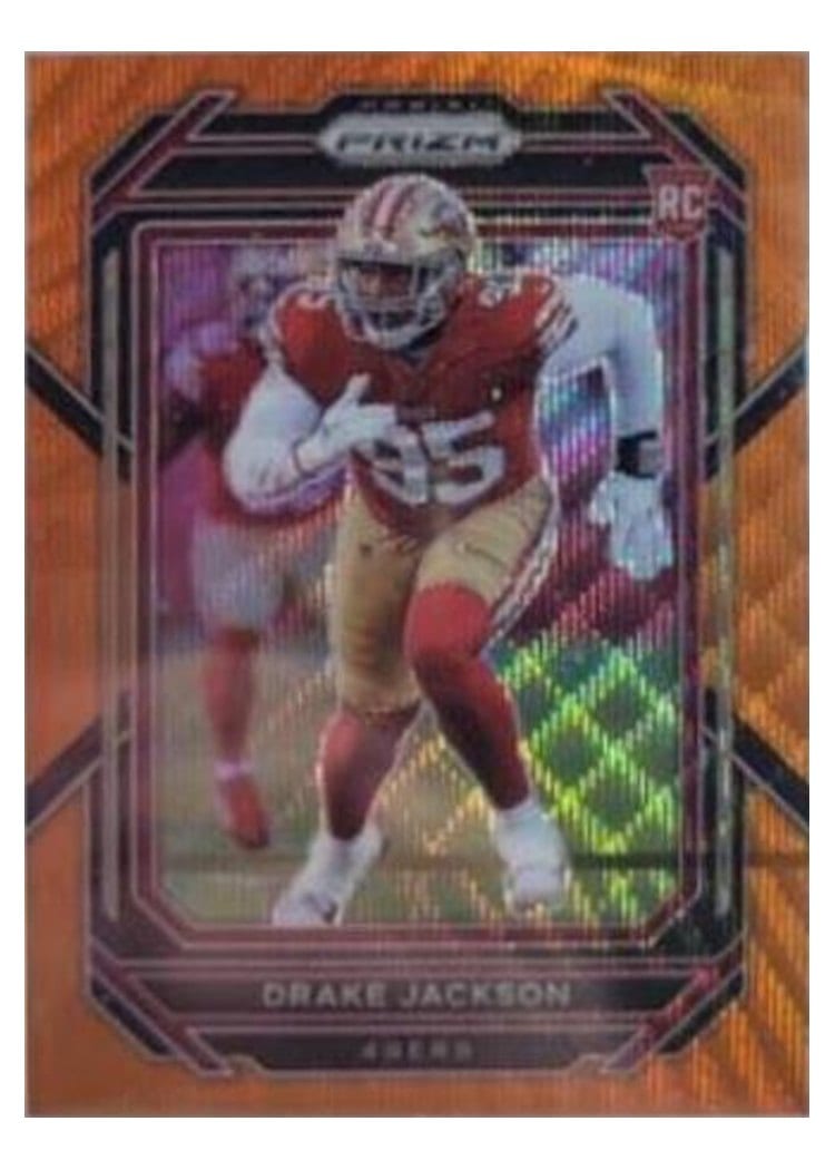 2022 Panini Prizm Base Set Drake Jackson #396 card