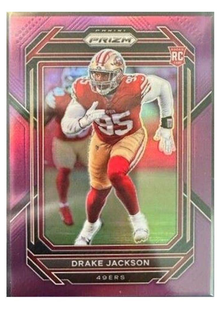 2022 Panini Prizm Base Set Drake Jackson #396 card