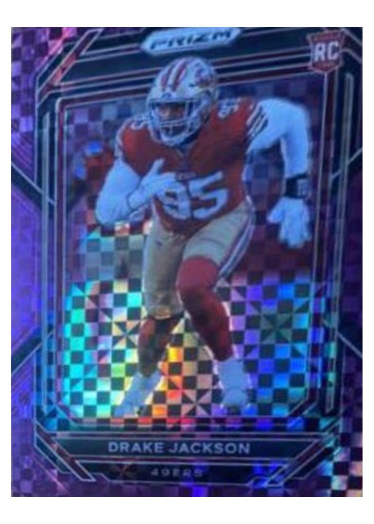 2022 Panini Prizm Base Set Drake Jackson #396 card