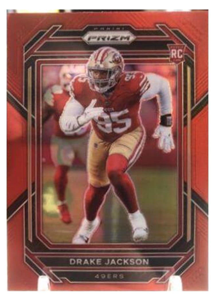 2022 Panini Prizm Base Set Drake Jackson #396 card