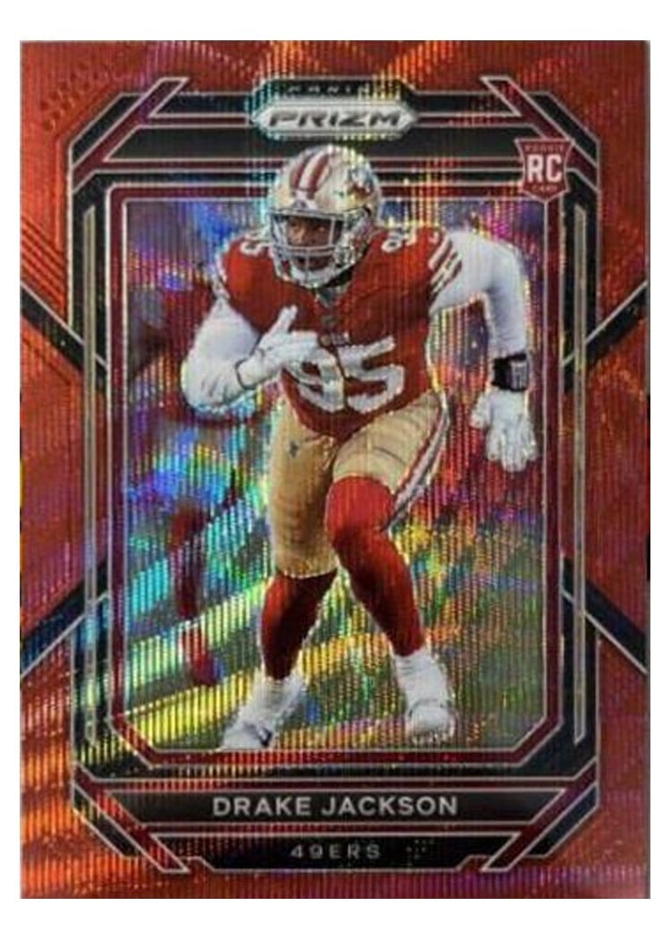 2022 Panini Prizm Base Set Drake Jackson #396 card