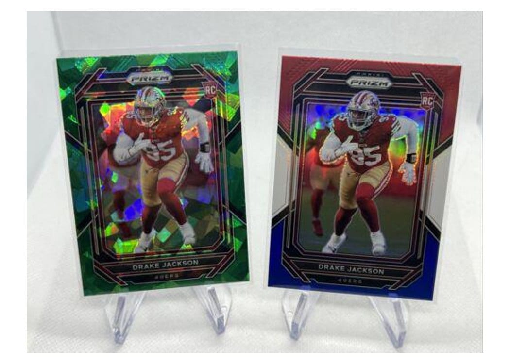 2022 Panini Prizm Base Set Drake Jackson #396 card