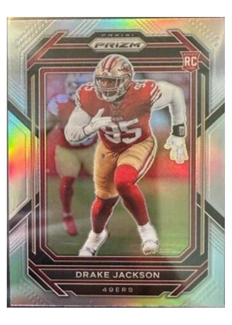 2022 Panini Prizm Base Set Drake Jackson #396 card