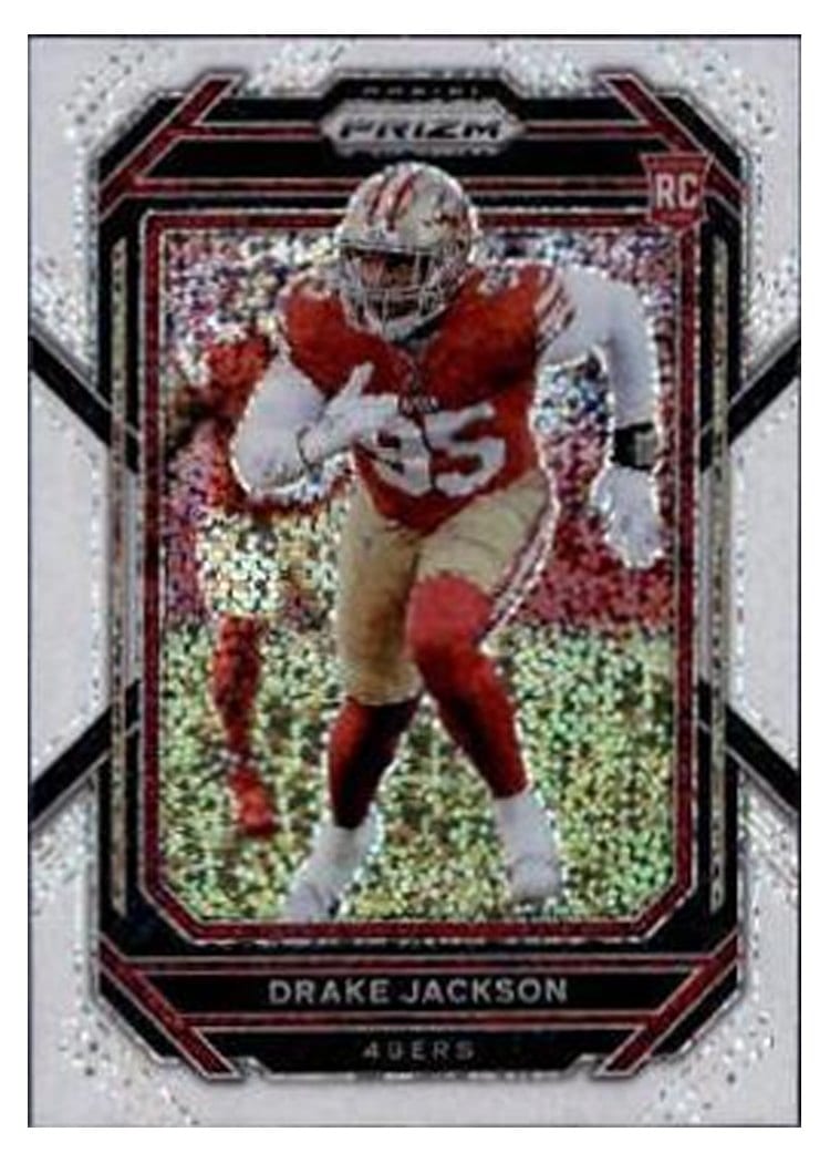 2022 Panini Prizm Base Set Drake Jackson #396 card