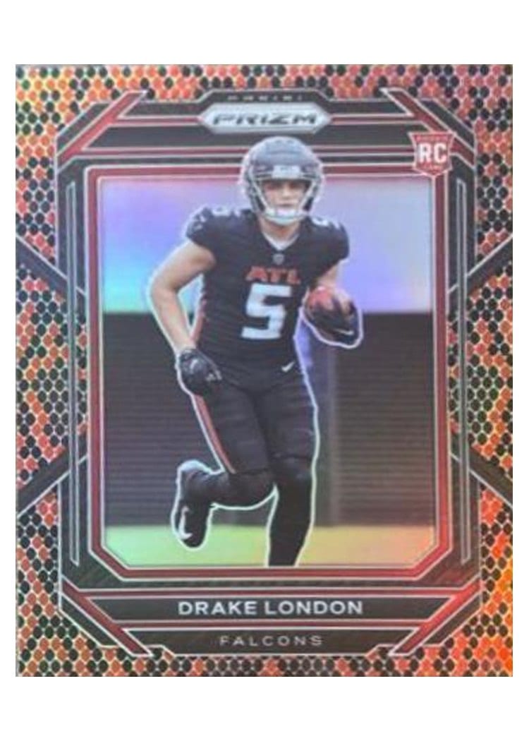 2022 Panini Prizm Base Set Drake London #308 card