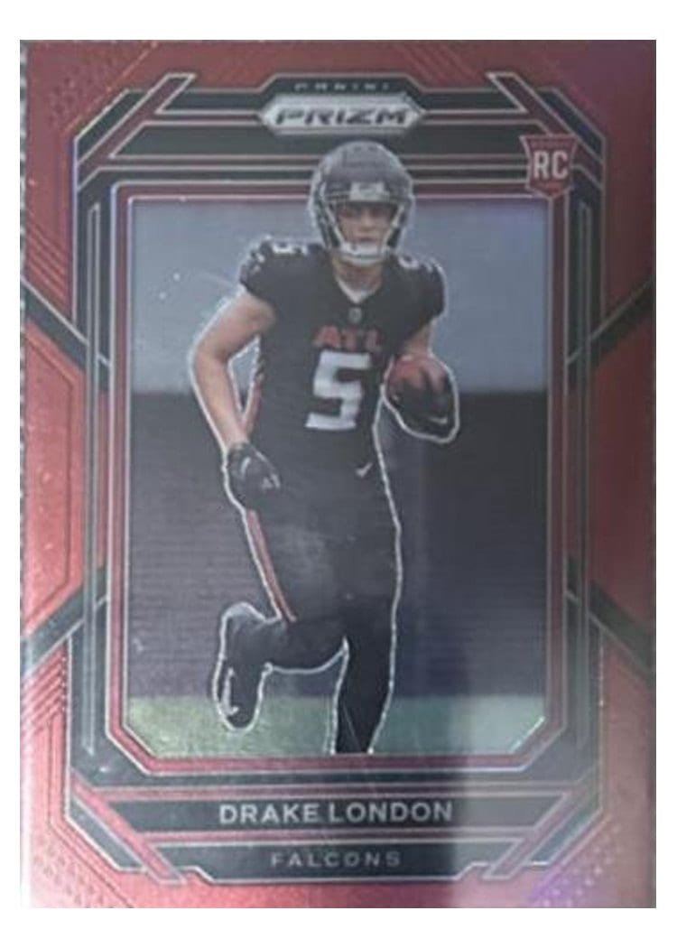 2022 Panini Prizm Base Set Drake London Red #308 card