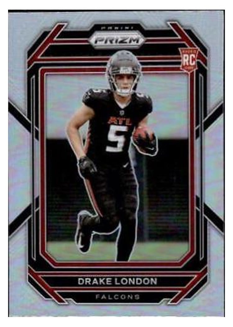 2022 Panini Prizm Base Set Drake London Silver #308 card