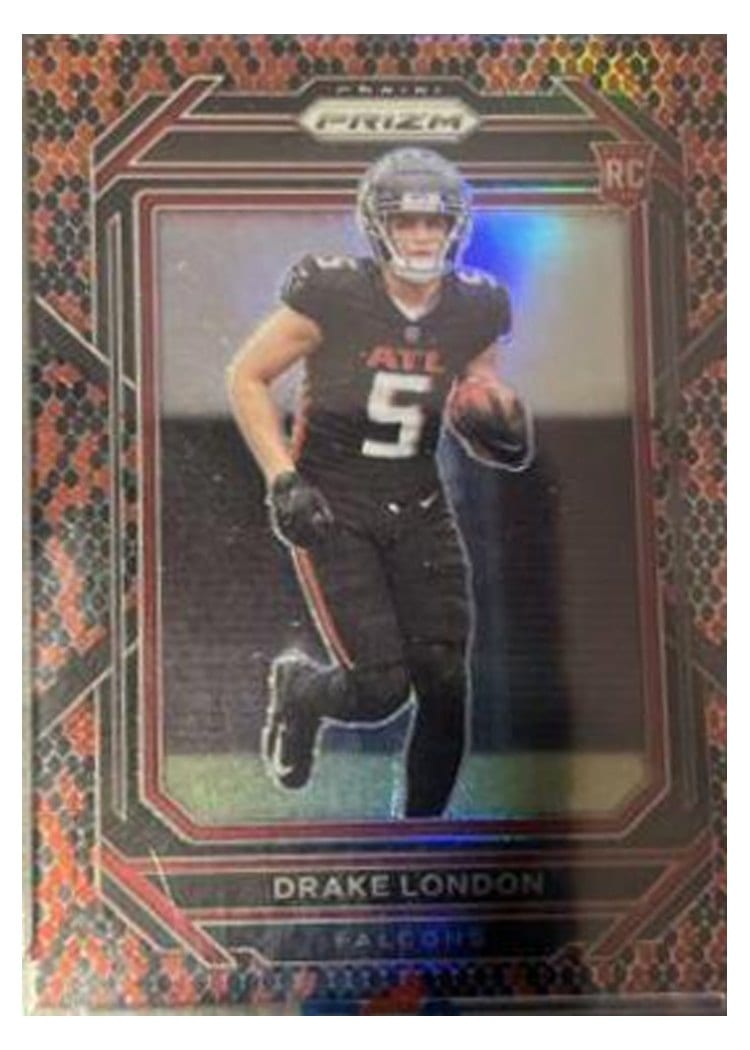 2022 Panini Prizm Base Set Drake London #308 card