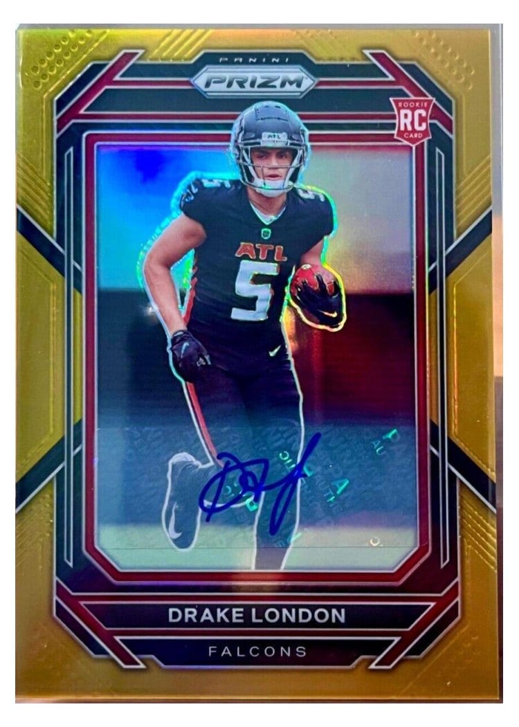 2022 Panini Prizm Base Set Drake London #308 card