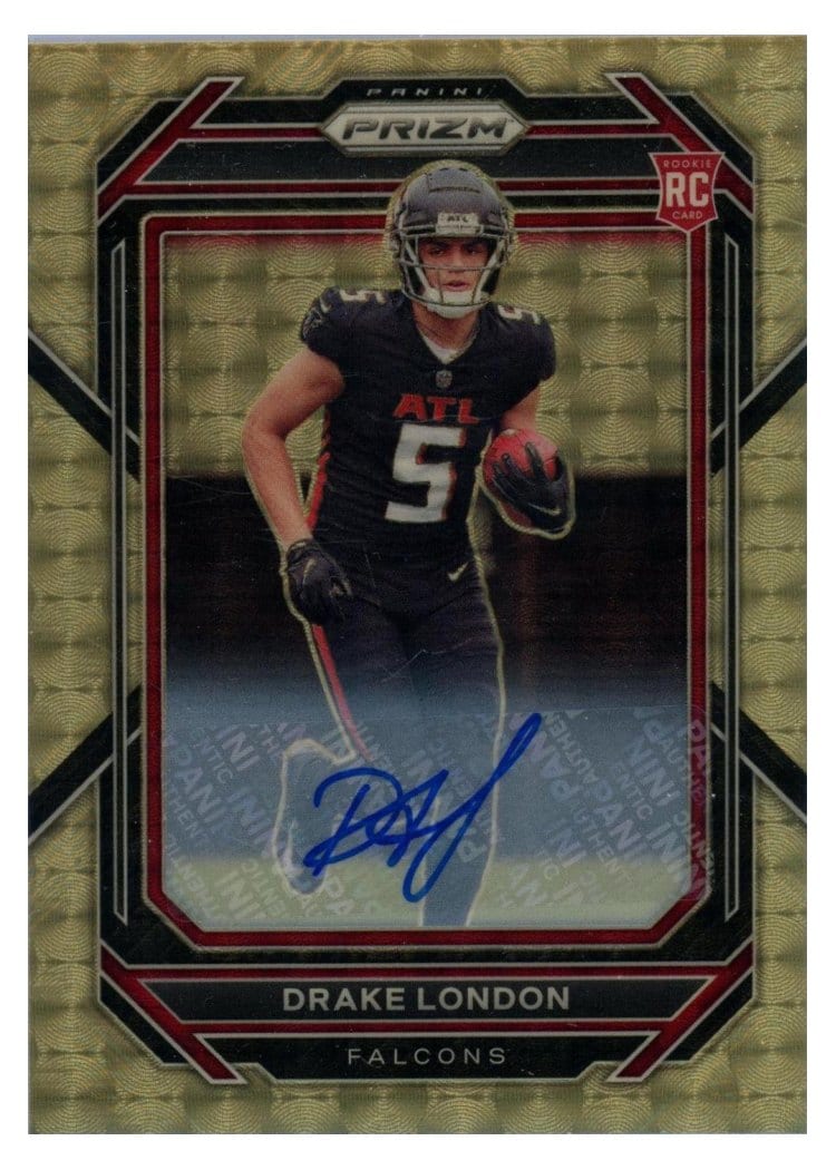 2022 Panini Prizm Base Set Drake London #308 card
