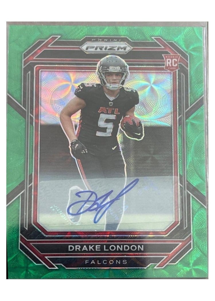 2022 Panini Prizm Base Set Drake London #308 card