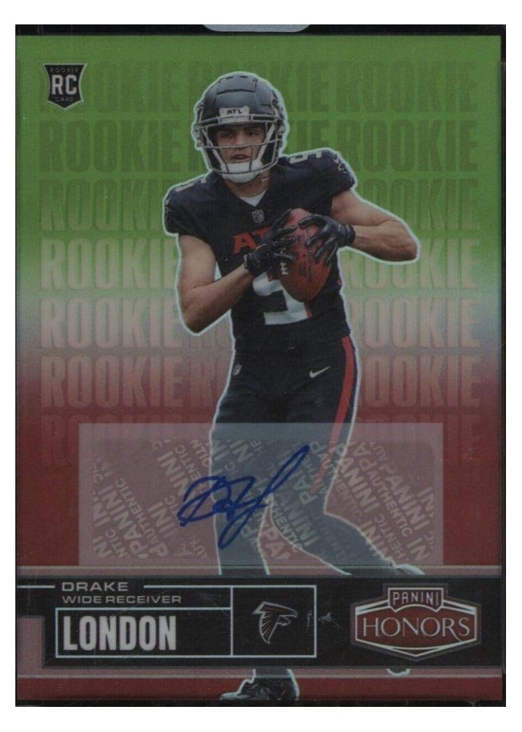 2022 Panini Prizm Base Set Drake London #308 card