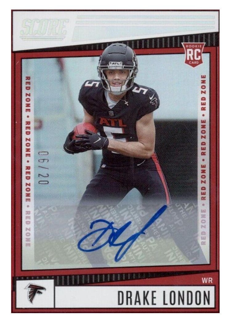 2022 Panini Prizm Base Set Drake London #308 card
