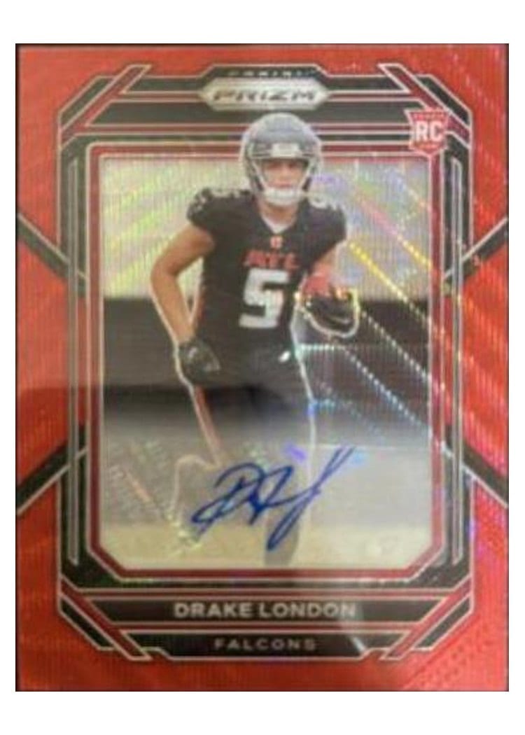2022 Panini Prizm Base Set Drake London #308 card