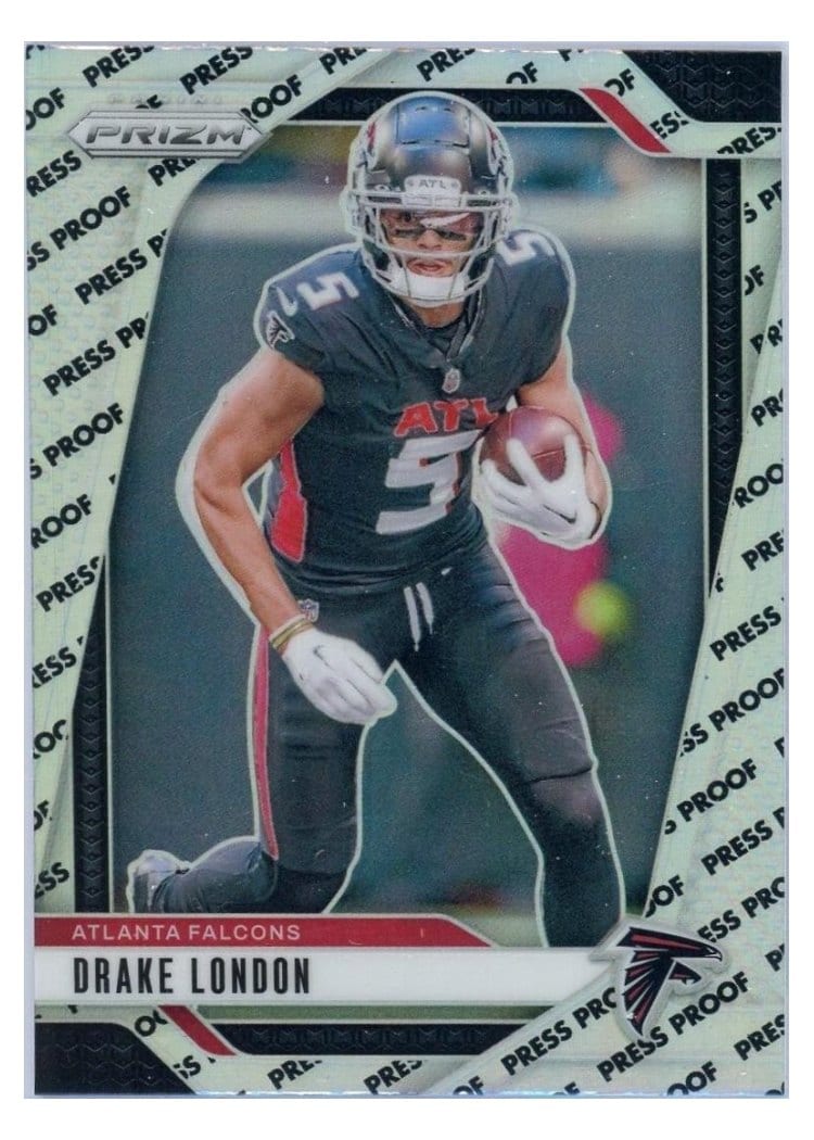 2024 Panini Prizm Base Set Drake London #12 card