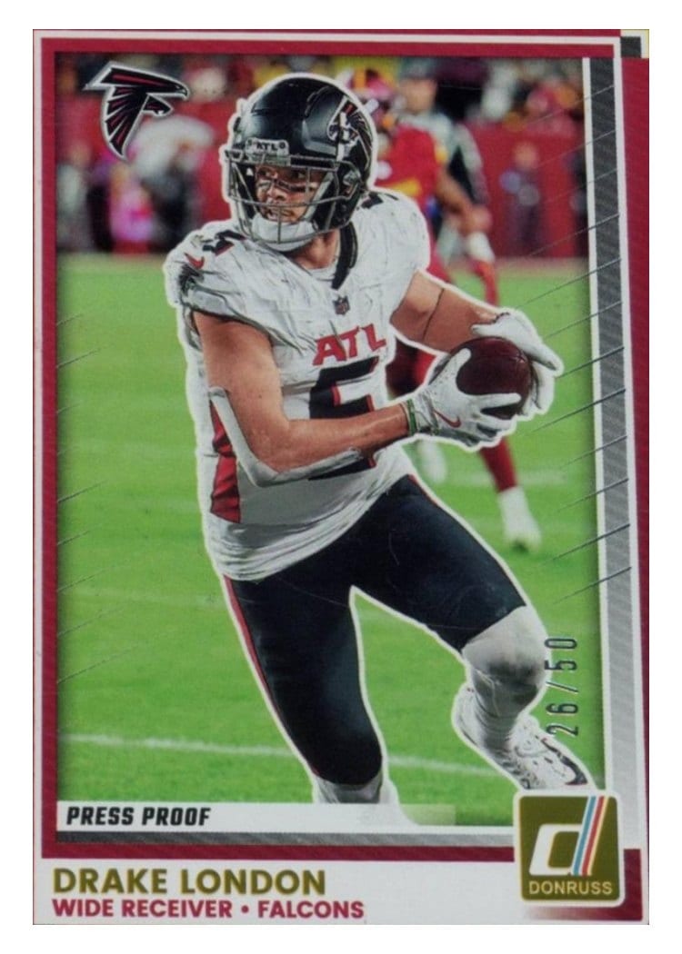 2025 Donruss Base Set Drake London #225 card
