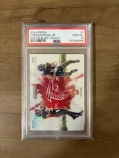 2024 Panini Prizm Dual Color Blast Drake London / Michael Penix Jr. #1 card