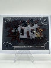 2025 Donruss Optic Best Tuddys Drake London/Michael Penix Jr. #12 card