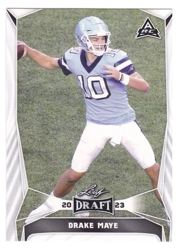 2023 Leaf Draft Drake Maye #34 card