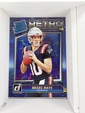 2024 Donruss Rated Rookies Retro Drake Maye #16 card