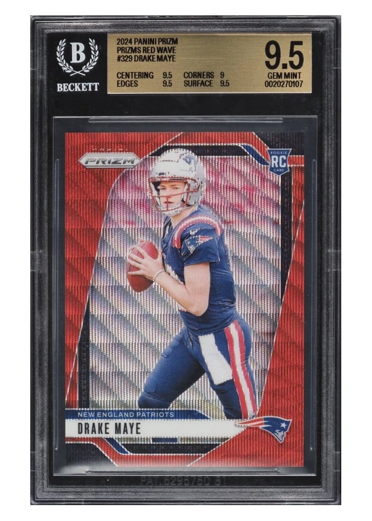 2024 Panini Prizm Drake Maye #329 card