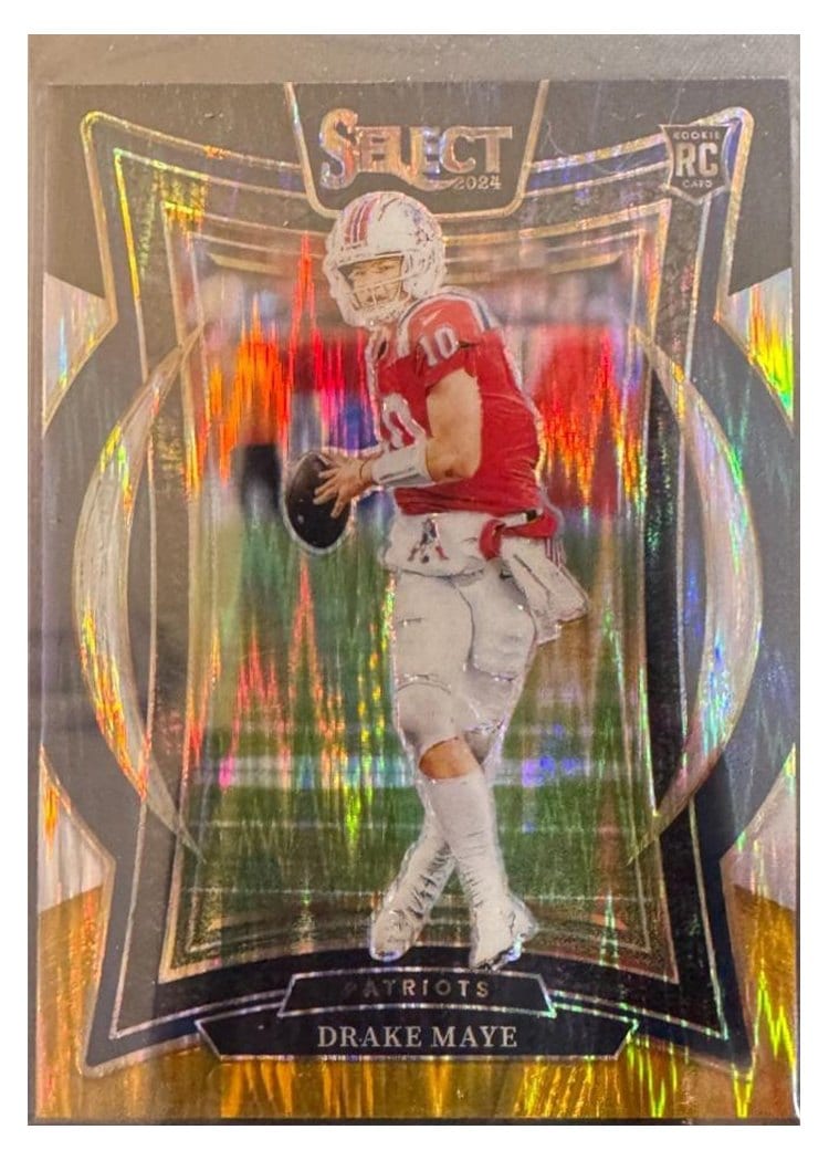 2024 Panini Select Drake Maye #27 card
