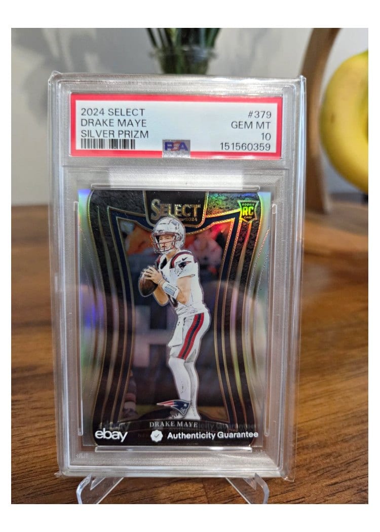 2024 Panini Select Base Set Drake Maye #379 card