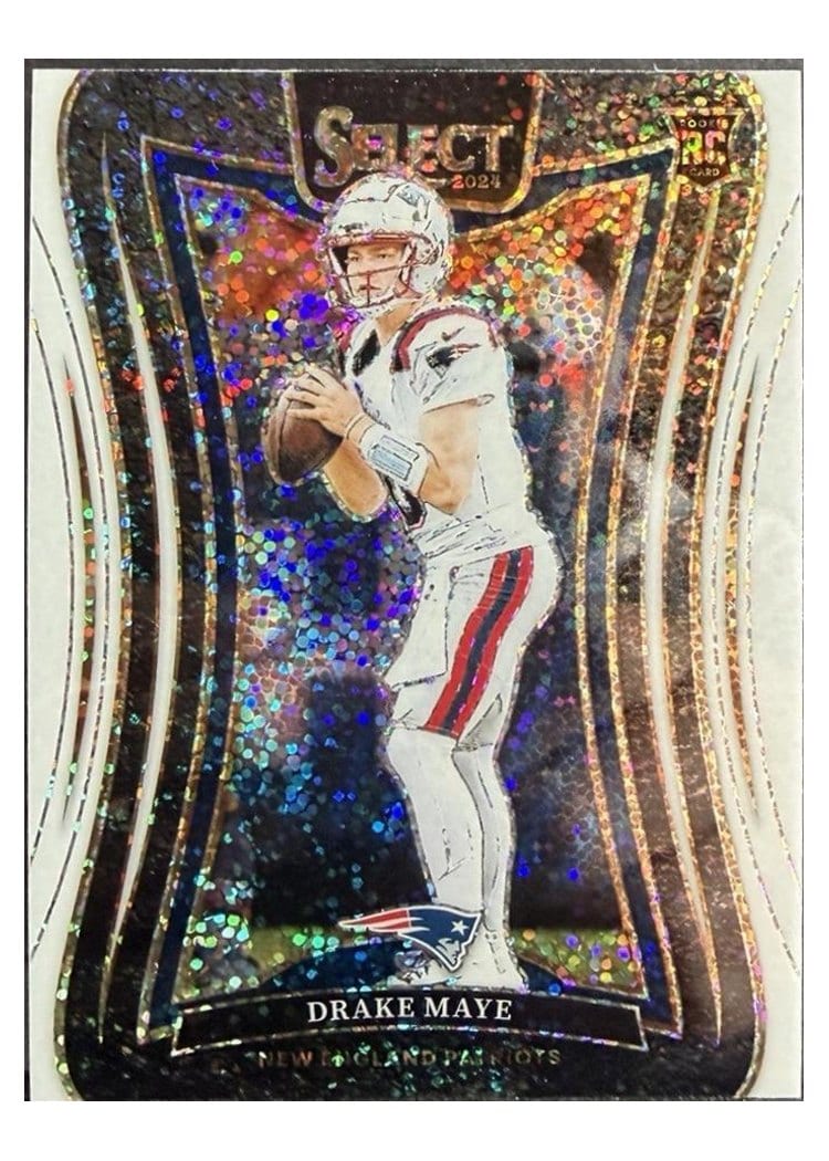 2024 Panini Select Base Set Drake Maye #379 card