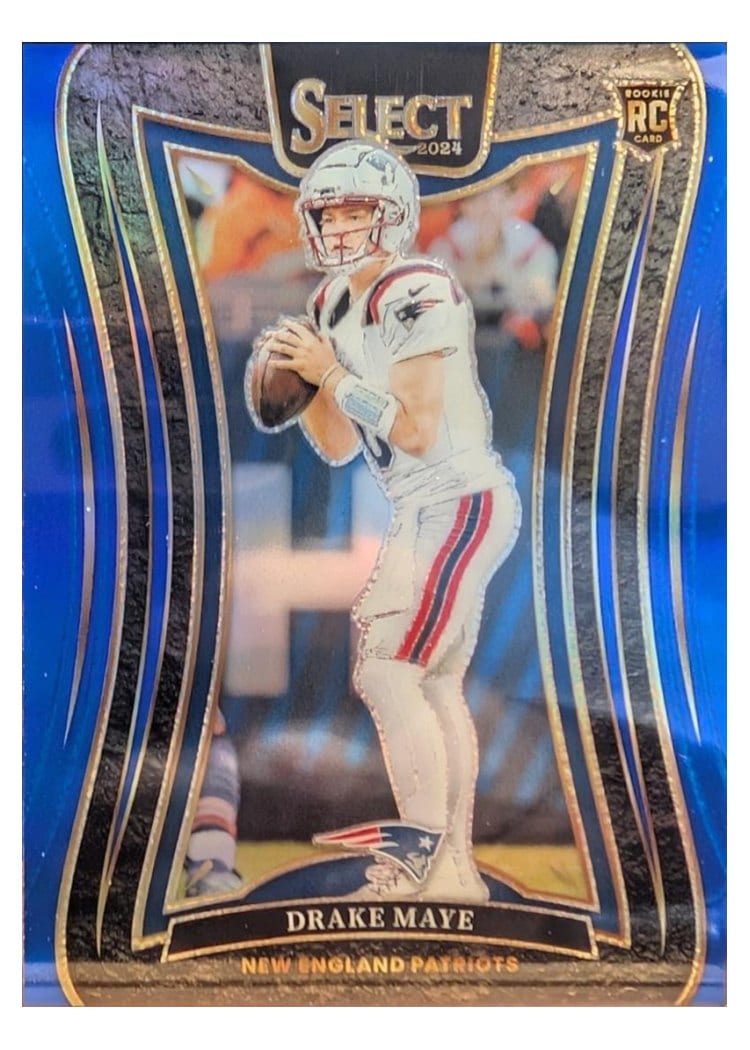 2024 Panini Select Base Set Drake Maye #379 card