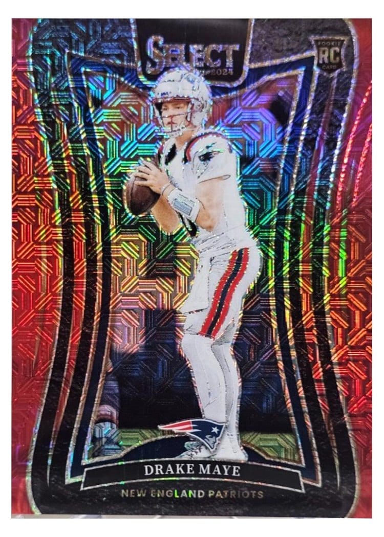 2024 Panini Select Base Set Drake Maye #379 card