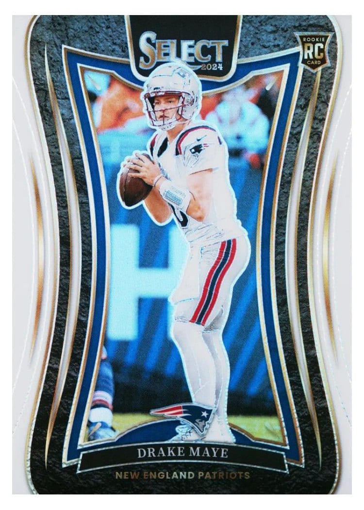 2024 Panini Select Base Set Drake Maye #379 card