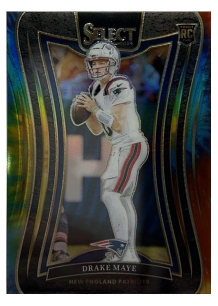2024 Panini Select Base Set Drake Maye #379 card