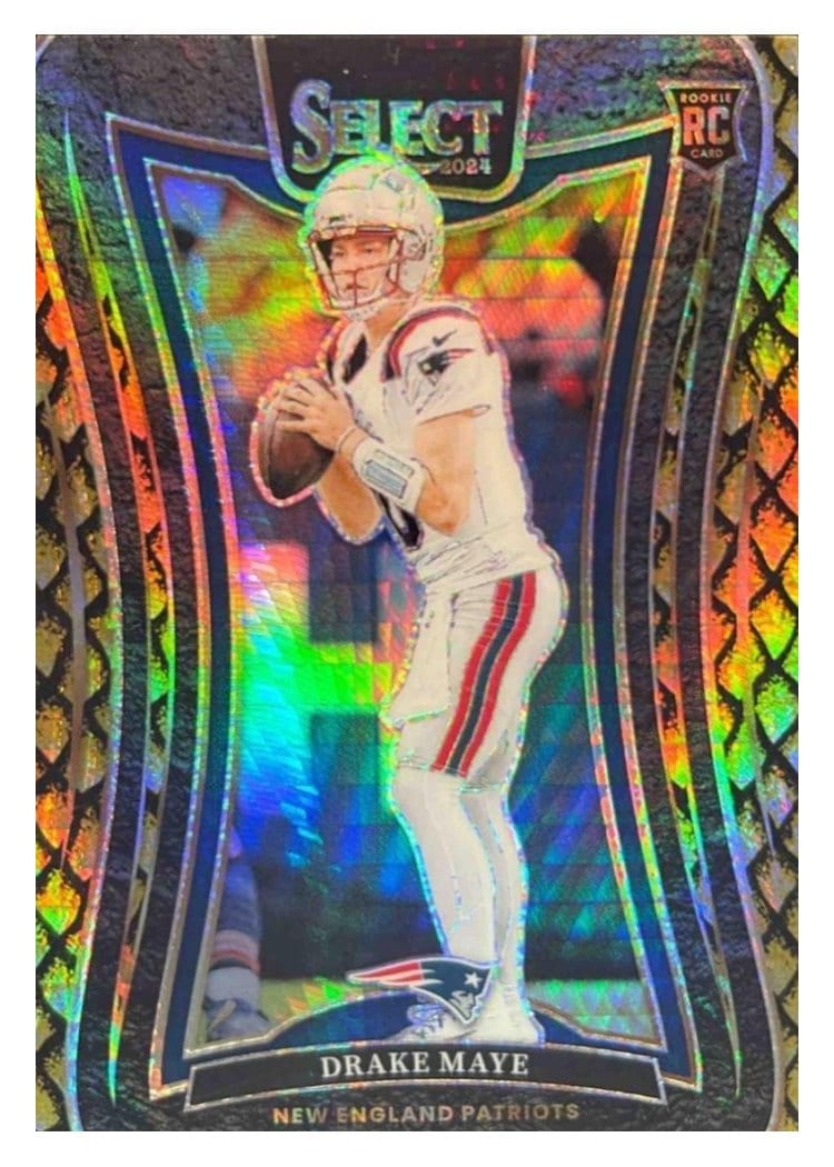 2024 Panini Select Base Set Drake Maye #379 card