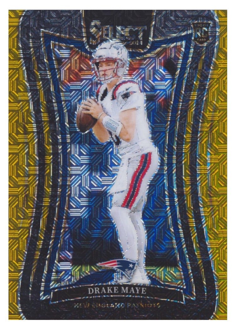 2024 Panini Select Base Set Drake Maye #379 card