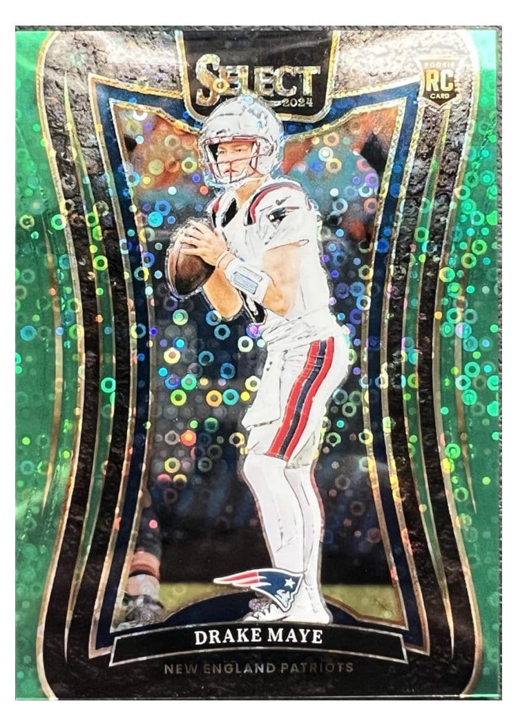 2024 Panini Select Base Set Drake Maye #379 card