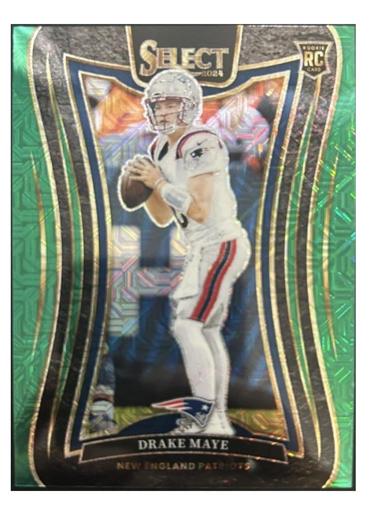2024 Panini Select Base Set Drake Maye #379 card